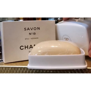 Vintage  CHANEL NO  19 SAVON (soap) 106g . Soap sealed in original cellophane with case.