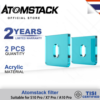 ATOMSTACK 2 pcs Filter Panoramic Glass ฝาครอบป้องกันสำหรับ S10 Pro/A10 Pro/X7 Pro เลเซอร์แกะสลัก