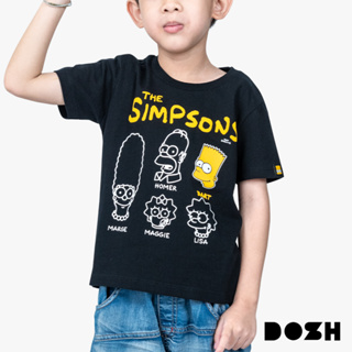 DOSH BOYS T-SHIRTS THE SIMPSONS เสื้อยืดคอกลม แขนสั้น เด็กชาย FSIBT5060-BL