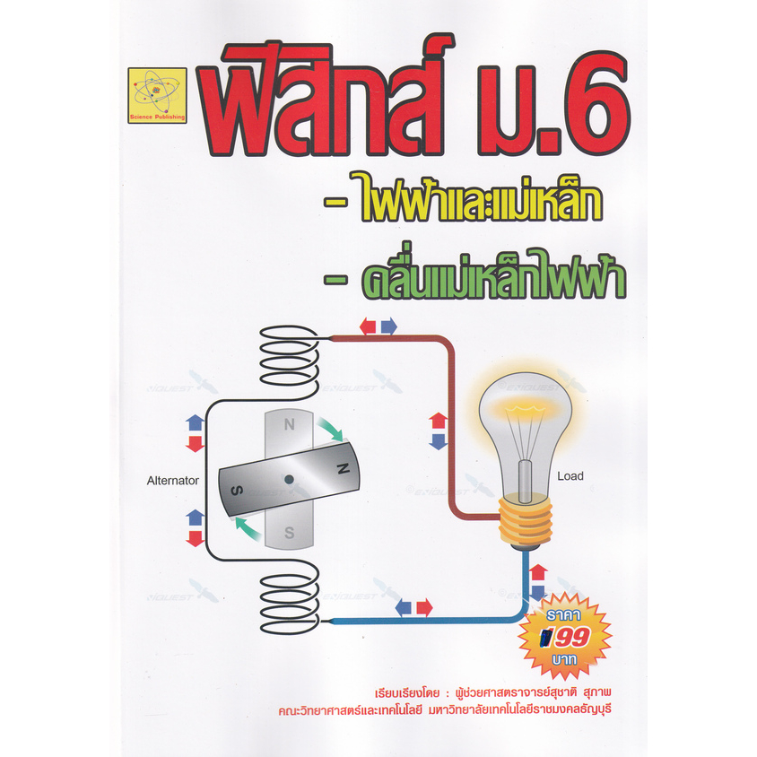 ฟิสิกส์-ม-6-เรื่องแม่เหล็กและไฟฟ้า-ผู้เขียน-ผศ-สุชาติ-สุภาพ