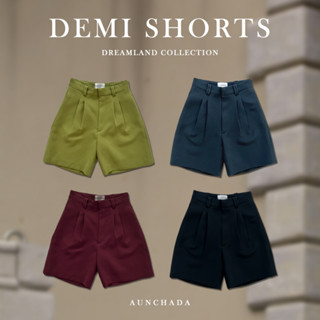 Aunchadabrand - Demi shorts กางเกงขาสั้นทรงเบสิค