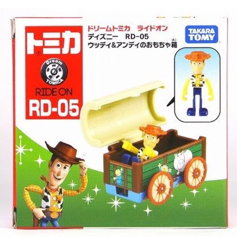 dream-takara-tomy-โมเดลรถ-disney-pixar-woody-ride-on-rd-05-แท้จากญี่ปุ่น