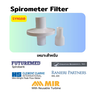 Spirometer Filter สำหรับยี่ห้อ MIR,Vitalograph (พร้อมส่งจากไทย)