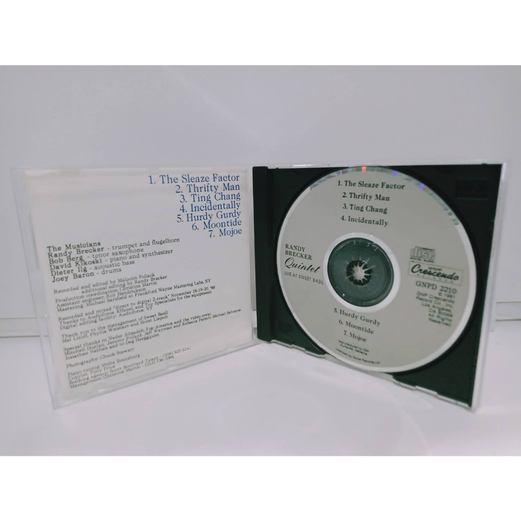 1-cd-music-ซีดีเพลงสากลlive-at-sweet-basil-gnpd-2210-randy-brecker-quintet-n2b87