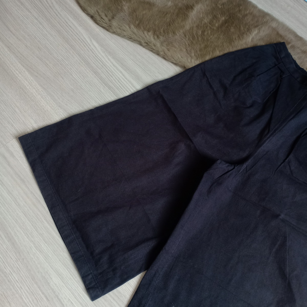 แบรนด์ญี่ปุ่น-กางเกงขา5ส่วน-กางเกงลำลอง-กางเกงคูลอท-ขากว้าง-ใส่สบาย-มือสองสภาพใหม่-ขนาดไซส์ดูภาพแรกค่ะ-งานจริงสวยค่ะ