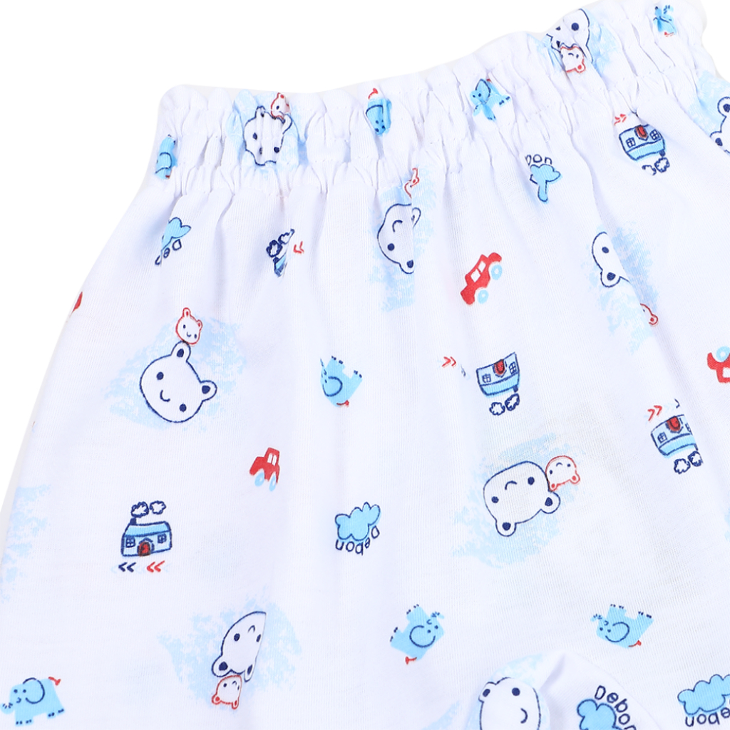 de-bon-by-enfant-กางเกงขายาว-สีฟ้า-พิมพ์ลายน้องหมี-cutie-bear-ไซส์-70-เหมาะสำหรับเด็ก-3-6-เดือน