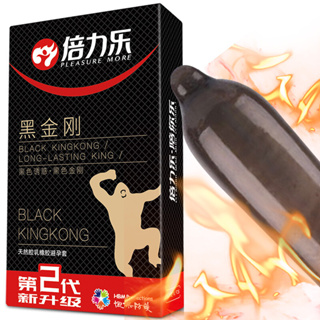 ถุงยางอนามัย คิงคอง ดำ ขนาด52 สีดำเร้าใจ ทนนาน 52 mm (1 กล่อง/10 ชิ้น ) ไม่ระบุบชื่อสินค้า