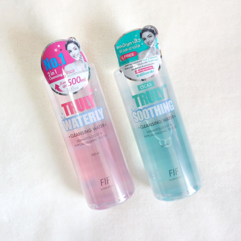 FIF by Faith in Face Cleansing Water 500 ml. Shopee Thailand