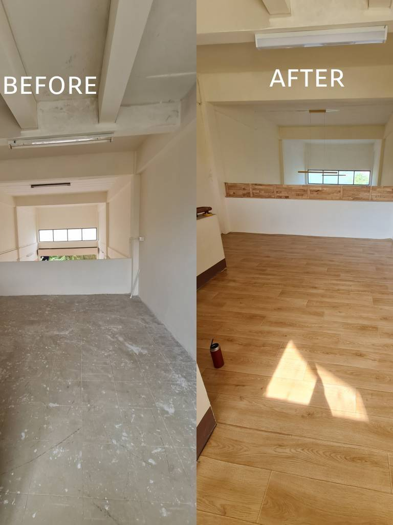 เสื่อน้ำมันปูพื้น เสื่อน้ำมันพีวีซี หน้าทราย กว้าง 2 เมตร ราคาต่อเมตร ส่งแบบม้วน - 3