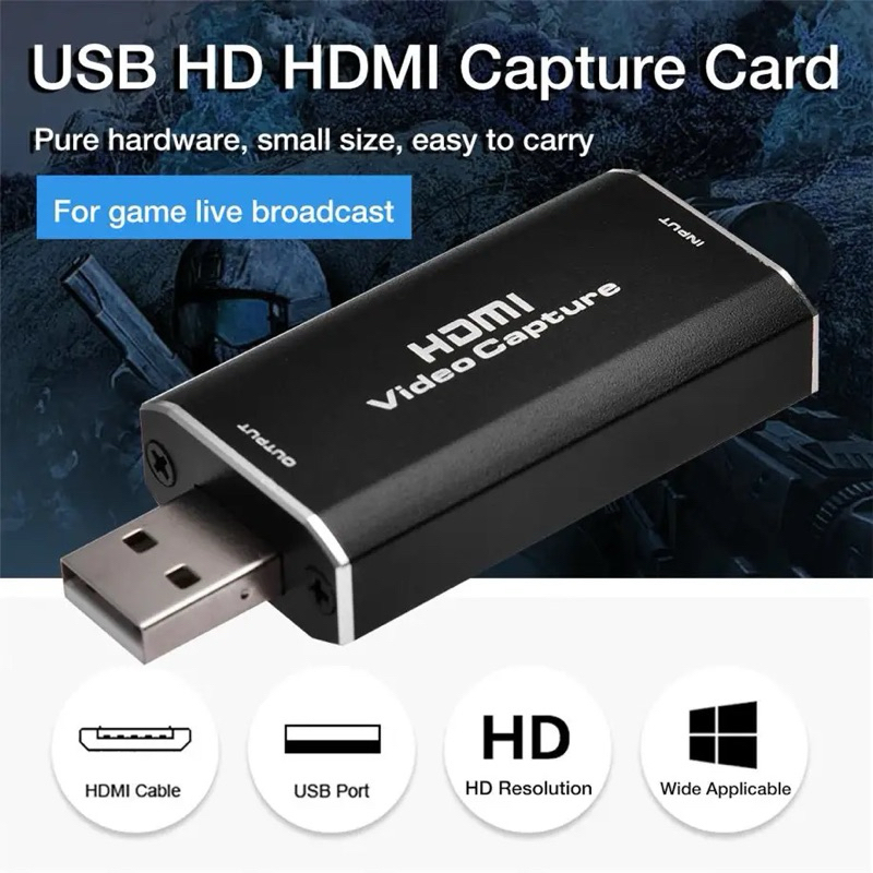 video-capture-card-การ์ดจับภาพวิดีโอเสียง-4k-hdmi-เป็น-usb-2-0-fr-ps4-เกม-dvd-game-video-live-hdmi-capture-card