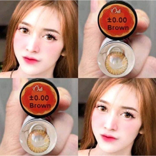 Chili Brown สีน้ำตาล ตาโต ตาหวาน เซ็กซี่ Wink lens ทรีโทน Contact lens คอนแทคเลนส์ 3tone ค่าสายตา สายตาสั้น แบ๊ว แฟชั่น