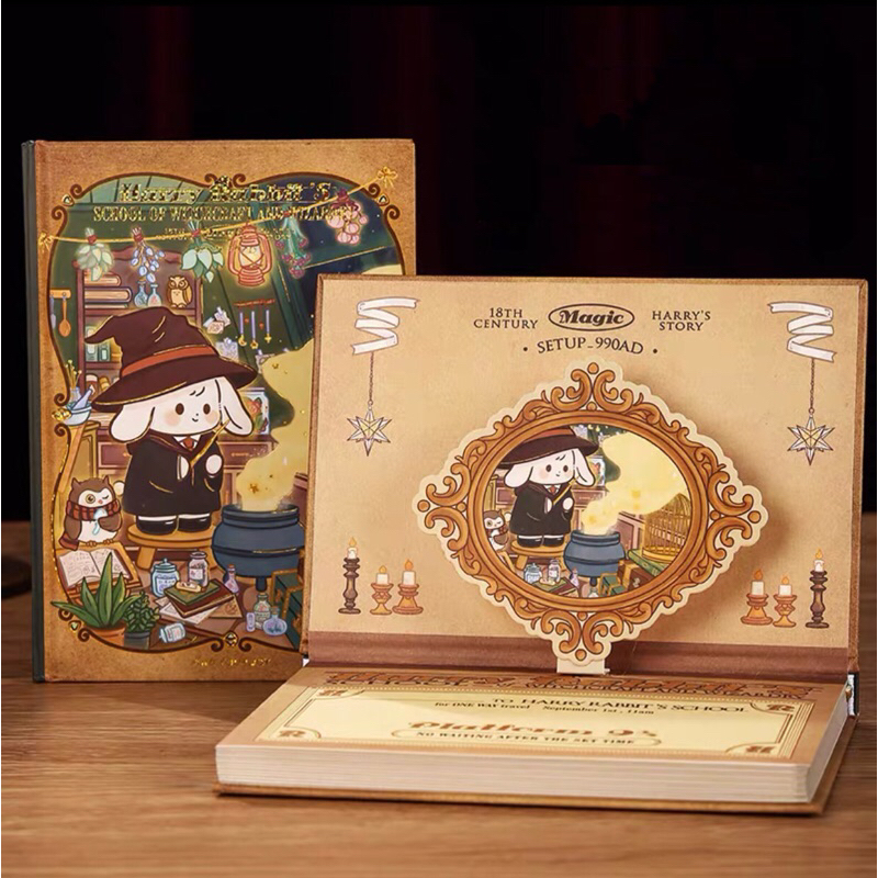 สมุดโน้ต รุ่น Harry Rabbit สมุดปกแข็ง น่ารัก | Shopee Thailand