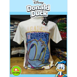 เสื้อDisney ลาย Donald Duck สีขาว (MK-020)
