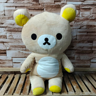 ❤️ตุ๊กตาRilakkuma ตุ๊กตาคุมะ [ ลิขสิทธิ์แท้ ] มือสองสภาพ 90% ❤️ เนื้อผ้านุ่มมาก น่ากอด 📍ถูกที่สุด!!!📍