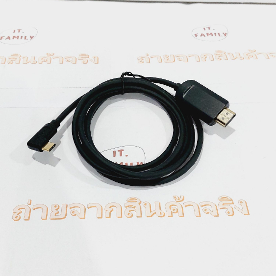 ตัวแปลงสัญญาณจาก-type-c-to-hdmi-4k-30hz-ยาว-1-5-m-หัวงอ-cgvbg-vention-ออกใบกำกับภาษีได้