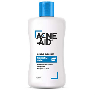 Acne Aid Gentle Cleanser 100 ml.คลีนเซอร์ล้างหน้าสำหรับผู้มีปัญหาสิว มีค่า pH ใกล้เคียงธรรมชาติของผิว ล้างแล้วหน้าไม่แห้