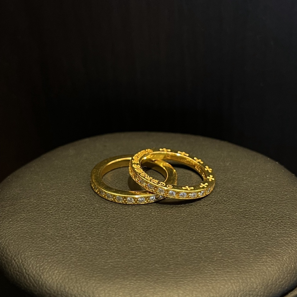 แหวนเงินแท้-925-คลาสสิกย้อนยุคชุบเพชรเต็ม-22k-แหวนแหวนคู่