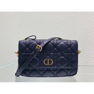 New DIOR CARO POUCH(Ori) size 17.5x10.5x5 cm.