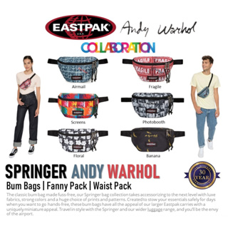 EASTPAK x Andy Warhol Springer Bum Bags | Fanny Pack | Waist Pack กระเป๋าคาดอก คาดเอว Andy Warhol Collection (EK074XXX)