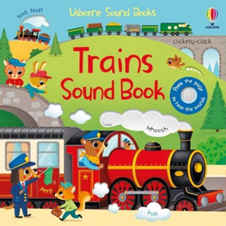 Trains Sound Book - Usborne Sound Books Board Book