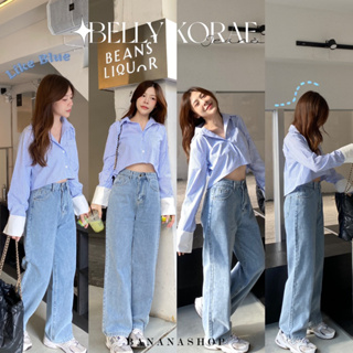 🧢🧸𓈒Belly korea jeans 🪐🇰🇷