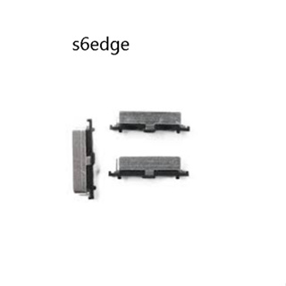 Volume Side Button Outer for Samsung Galaxy S6 Edge Black - Plastic Key