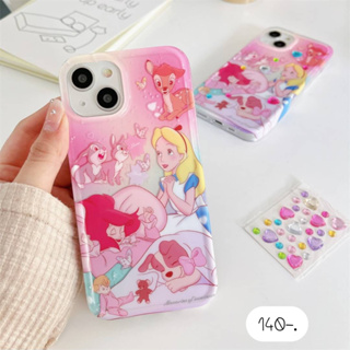 [ พร้อมส่ง ] เคสลายเจ้าหญิง แถมสติ๊กเกอร์ 💗น้องหมา +สตก