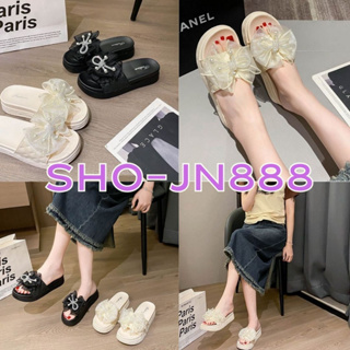 JN-888 รองเท้าแตะ รองเท้าผู้หญิง แบบสวม ยาง แฟชั่นเกาหลี