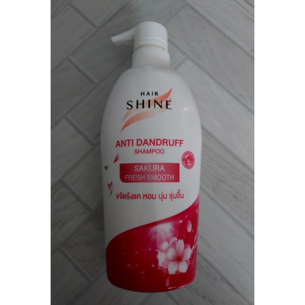 hairshine-sakura-fresh-smooth-and-anti-dandruff-shampoo-แฮร์ชายน์-ซากุระ-เฟรช-สมูท-แอนด์-แดนดรัฟ-แชมพู-480-มล