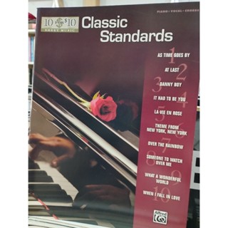 10 FOR 10 SHEET MUSIC - CLASSIC STANDARDS PVC (ALF)038081336527