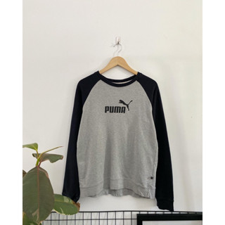 เสื้อสเวตเตอร์มือสองสีเทาPuma