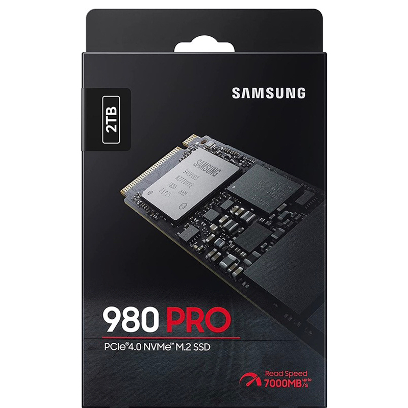 SAMSUNG 980 PRO SSD 2TB PCIe NVMe Gen 4 Gaming M.2 Internal Solid State ...