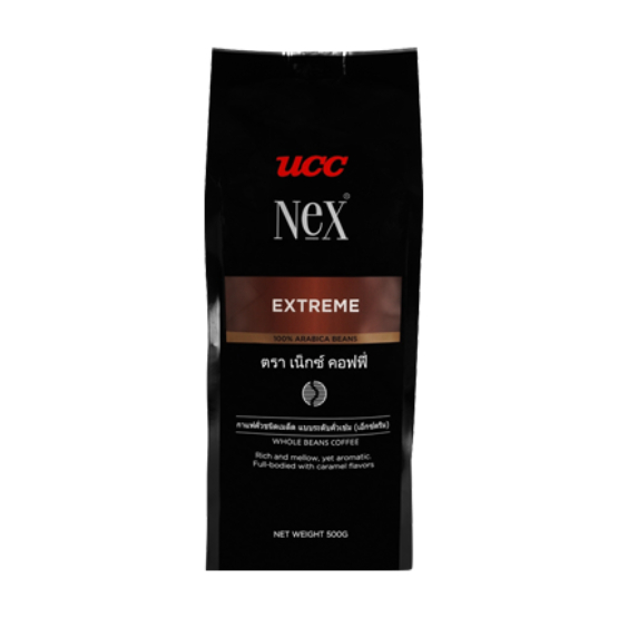 waffle-กาแฟอาราบิก้า-คุณภาพดี-รสชาติเข้มข้นกลมกล่อม-ucc-nex-extreme-500-g