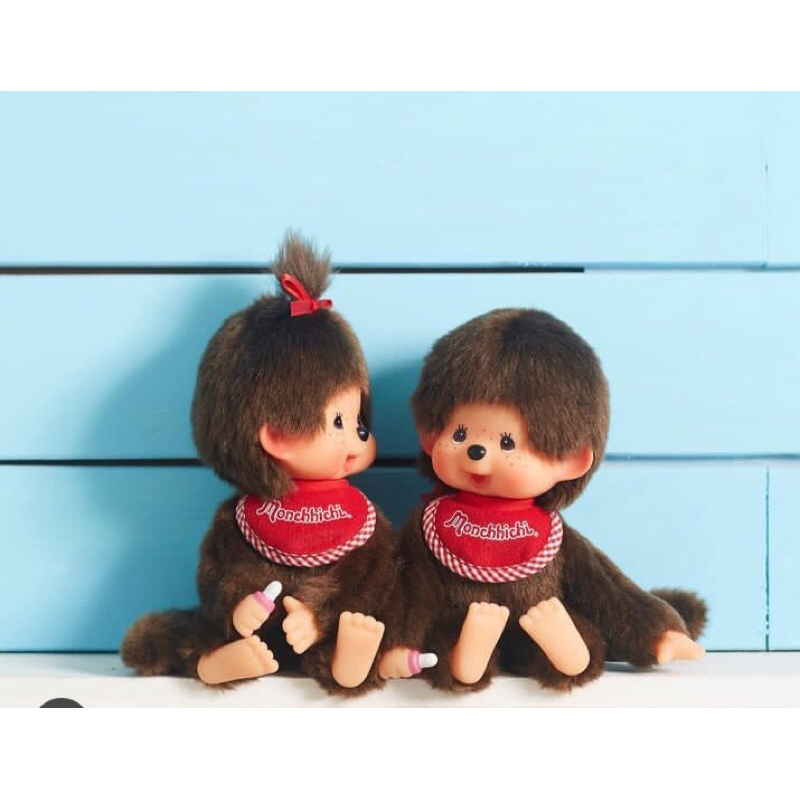 monchhichi-ตุ๊กตามอนชิชิ-เด็กผู้ชาย-amp-เด็ญิงนั่ง-สีน้ำตาล-ไซส์-ss-ใหม่มือ-1-จากญี่ปุ่น