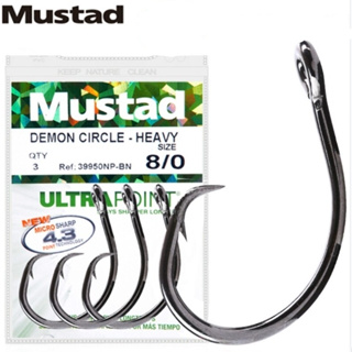 ตาเบ็ด Mustad รุ่น Demon Circle - Heavy 39950NP-BN