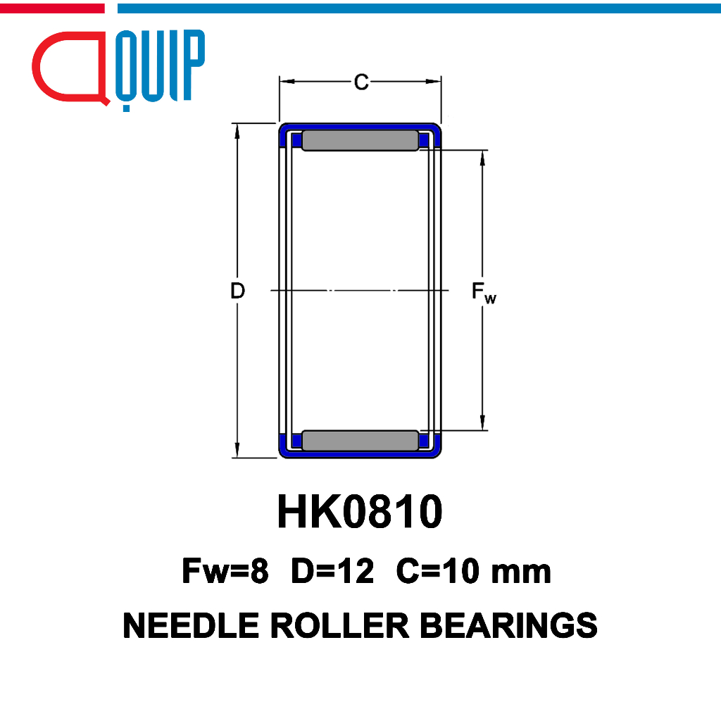 hk0810-ubc-จำนวน-4-ชิ้น-ตลับลูกปืนเม็ดเข็ม-needle-roller-bearings-hk-0810