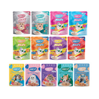 โปรโมชั่น : ยกโหล Moochie Meaty มูชี่ อาหารเปียกแมวเพื่อสุขภาพ ไม่เติมเกลือ โหล X12 ซอง