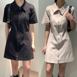 Conycolours | Zip Shirt Dress เดรสเชิ๊ตซิป 🌤️