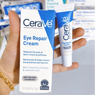 ✔️【CERAVE 】Eye Repair Cream 14.2g ครีมบำรุงรอบดวงตา ครีมบำรุงรอบดวงตา บรรเทารอยหมองคล้ำและอาการบวม .