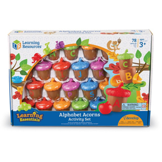 Alphabet Acorns Activity Set ชุดเรียนรู้อักษรภาษาอังกฤษ พร้อมโมเดลทรงผลลูกโอ๊ก 78 ชิ้น