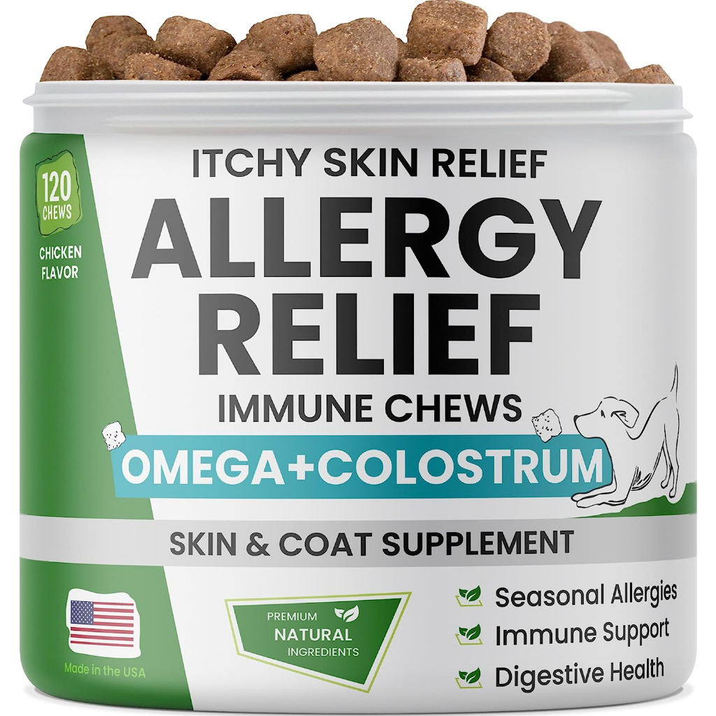 PAW sential Allergy Relief Immune อาหารเสริมสุนัข บำรุงขน ผิวหนัง เสริม