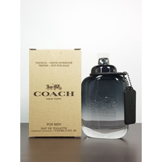 Coach New York For Men EDT 100ml TESTER กล่องเทสเตอร์ น้ำหอมผู้ชายกลิ่นแนว Woody Aromatic จากโคช