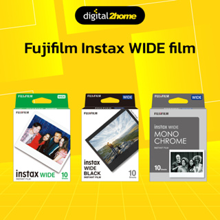 ฟิล์ม Fujifilm Instax WIDE film ขนาดของฟิล์ม 108(W) x 86(H) mm ขนาดของภาพ 99(W) x 62(H) mm