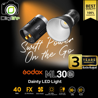 Godox LED ML30Bi 40W 2800K-6500K CRI96 TLCI97 - รับประกันศูนย์ Godox Thailand 3ปี