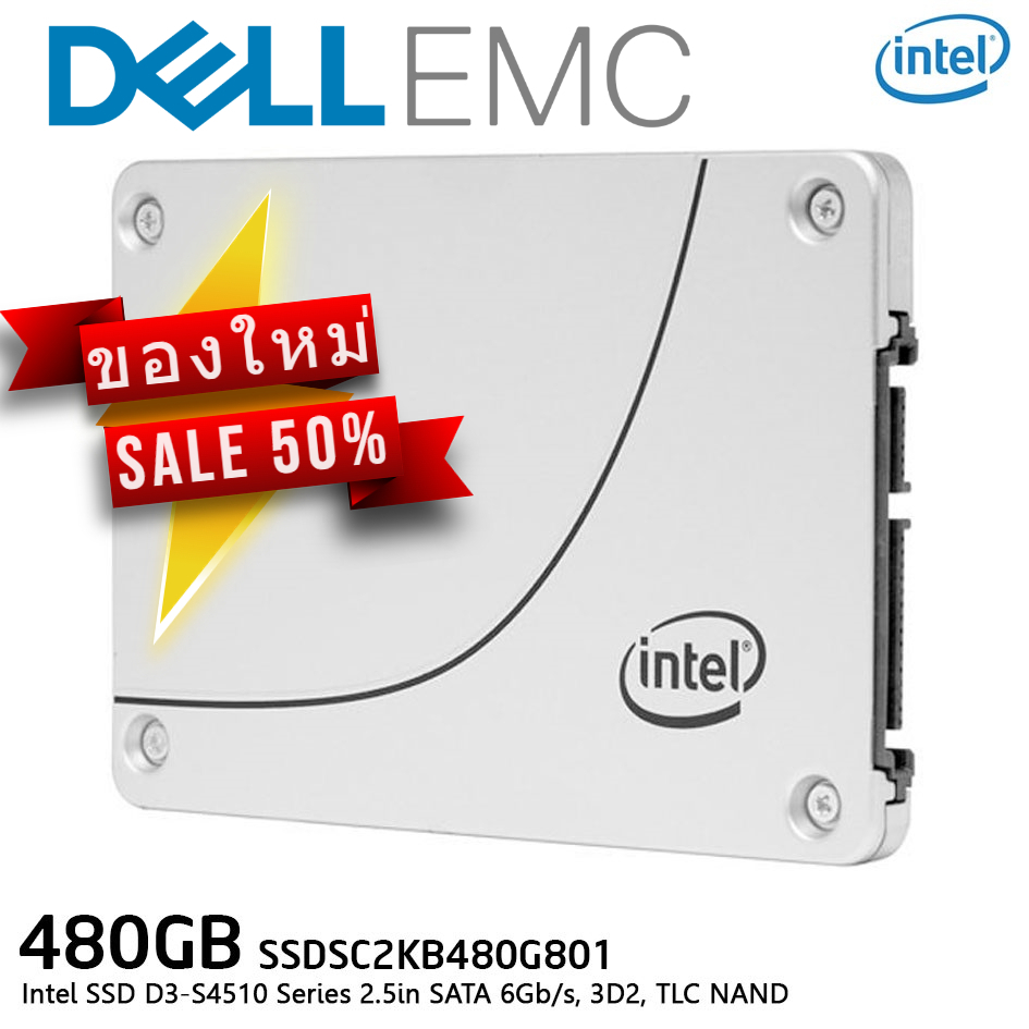 Intel SSD D3-S4510 Series (480GB, 2.5in SATA 6Gb/s, 3D2, TLC) ของ