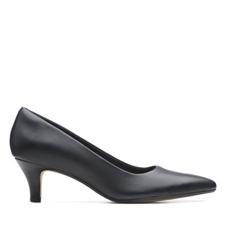 CLARKS รองเท้าส้นสูงผู้หญิง Linvale Jerica Black Leather 26137208 สีดำ