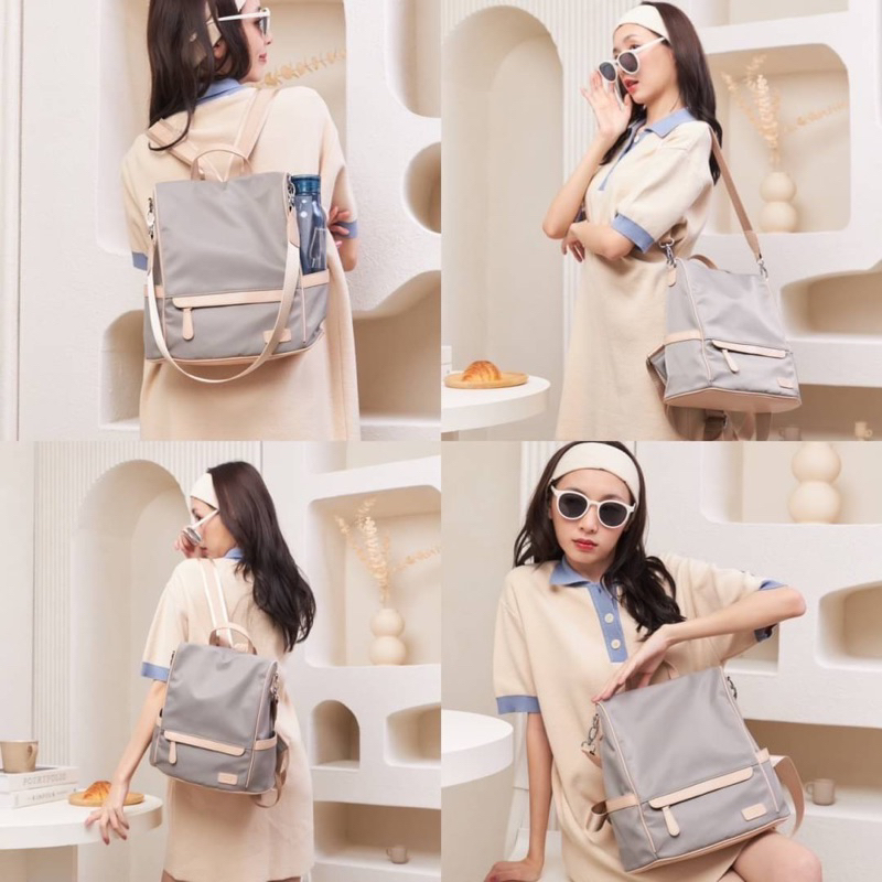 รับหิ้วของแท้จากshop-กระเป๋าเป้-keep-bag-รุ่น-mori-backpack-ไนลอนกันน้ำ