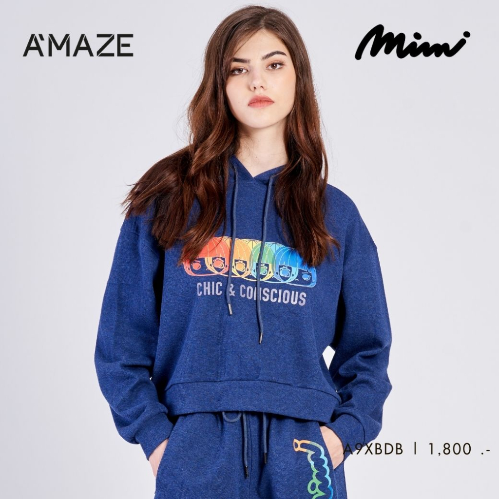mimi-เสื้อhoodie-mimi-multi-faces-crop-hood-สีน้ำเงิน-a9xbdb