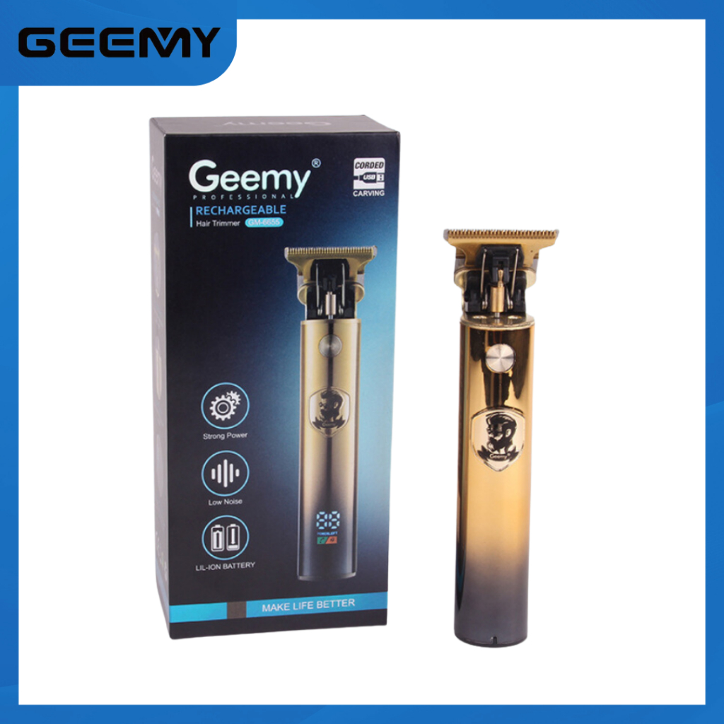 ปัตตาเลี่ยนไร้สาย Geemy รุ่น GM-6655 ตัว trimmer (สินค้าพร้อมส่ง ...