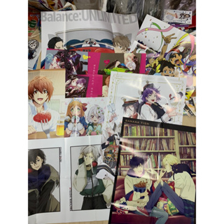 รวม โปสเตอร์อนิเมะ posters anime สินค้าแท้จากญี่ปุ่น (มีรอยพับ)